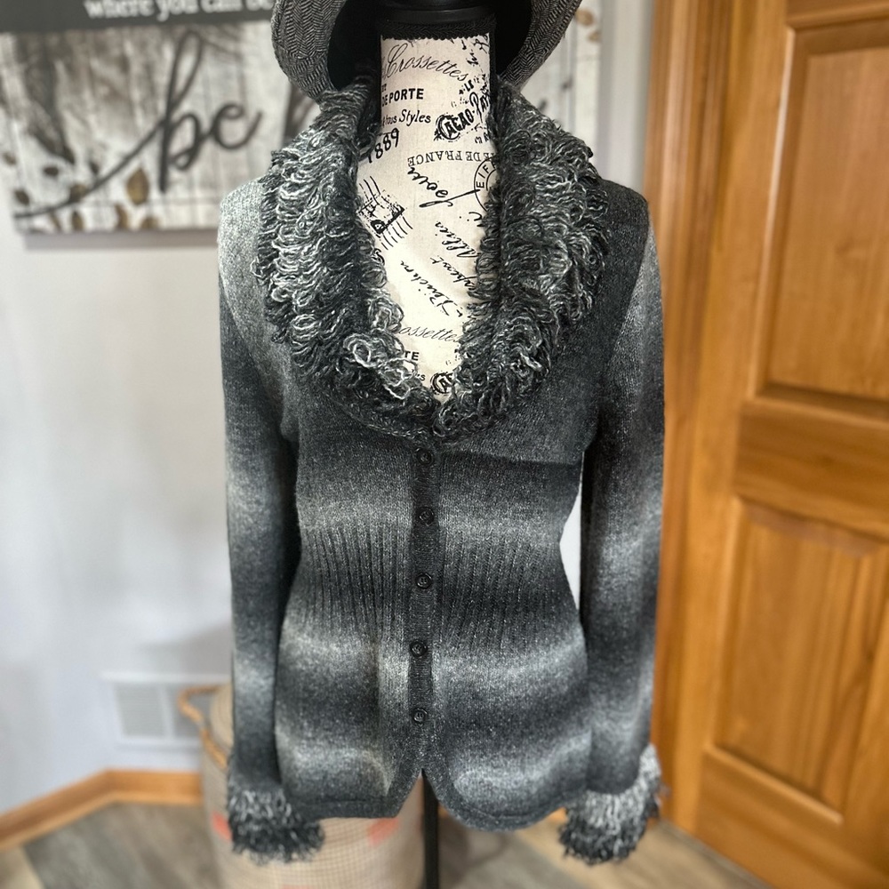 Alfani Wool Sweater Cardigan